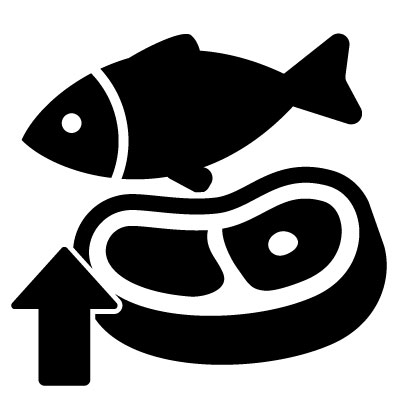 高たんぱくのフードを探している